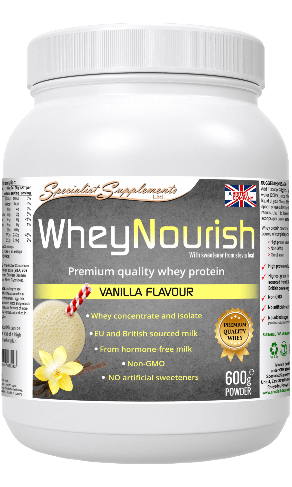 WheyNourish (Vanilla flavour)