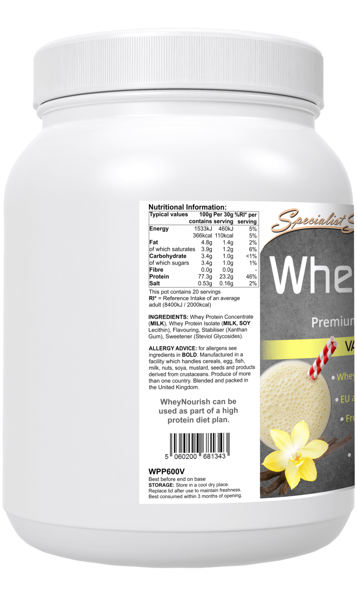 WheyNourish (Vanilla flavour)