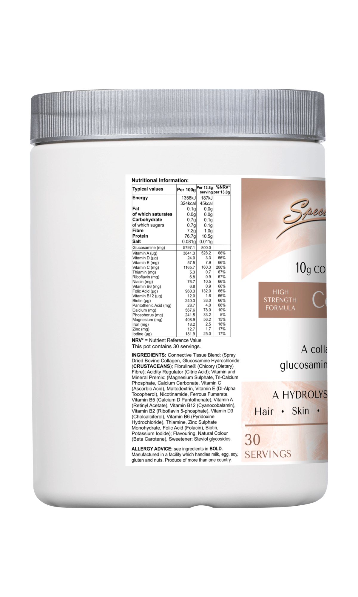 Collagen Nourish + (Sweet orange flavour)