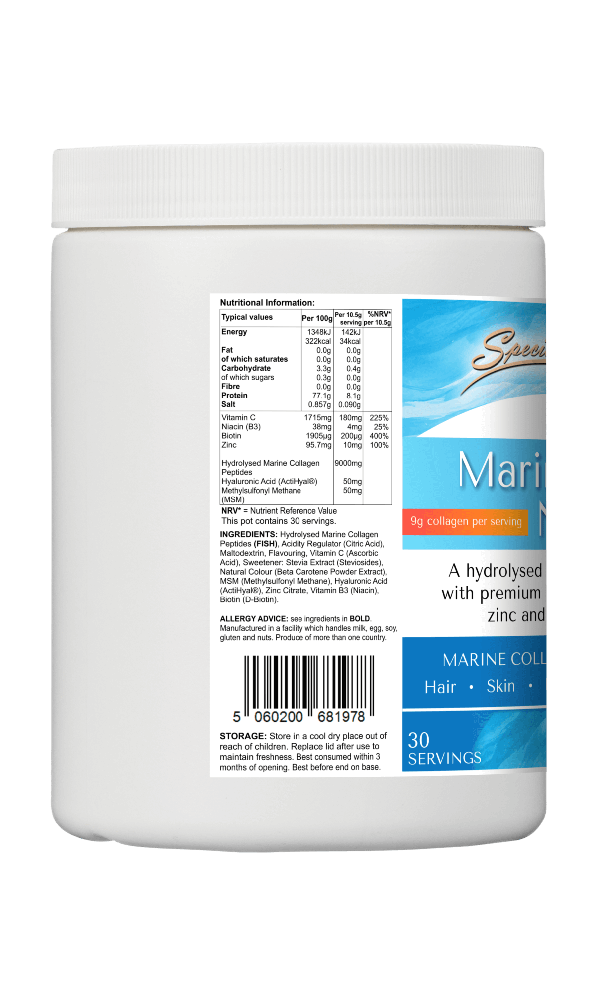 Marine Collagen Nourish (Orange & mango flavour)