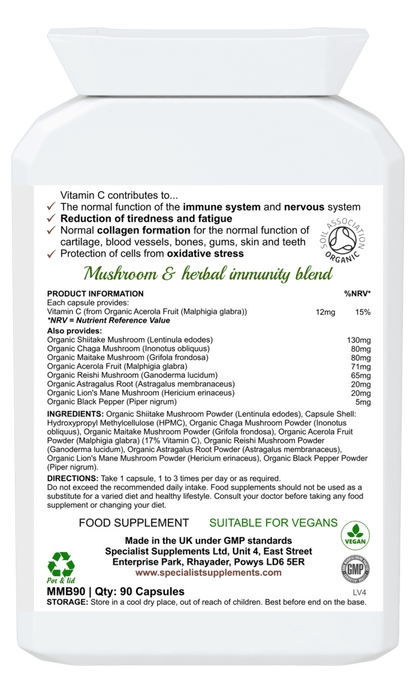 Multi-Mushroom Organic Complex