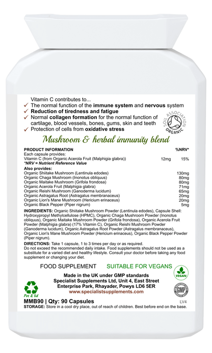 Multi-Mushroom Organic Complex