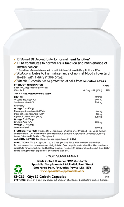 Omega 3-6-9 Oils