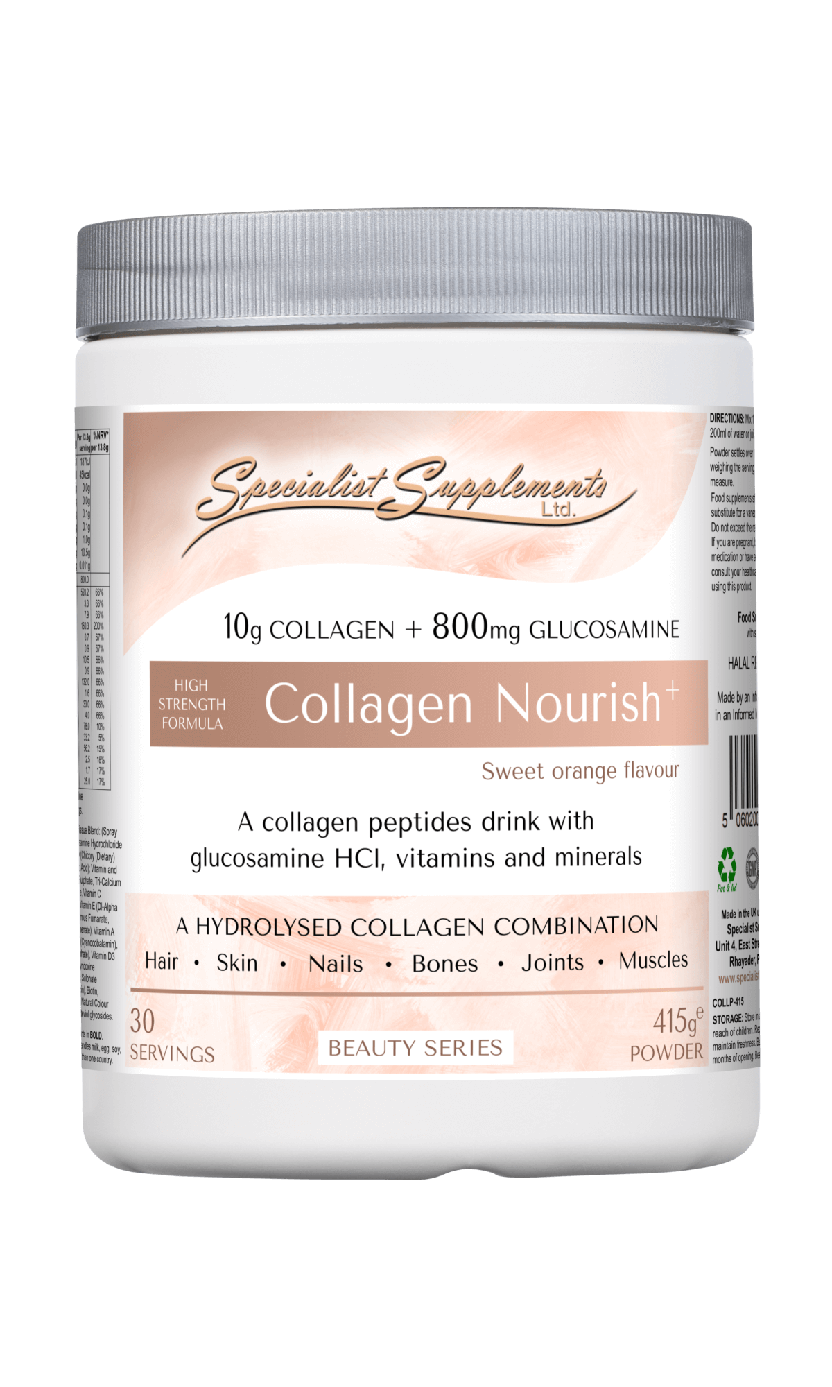 Collagen Nourish + (Sweet orange flavour)