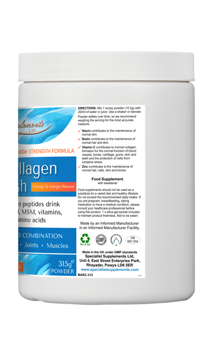 Marine Collagen Nourish (Orange & mango flavour)