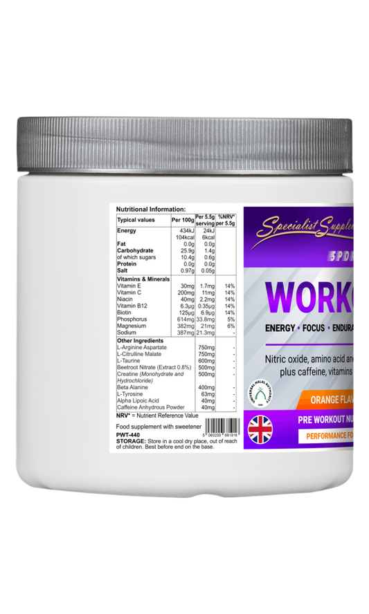 WORKOUT (Orange flavour)