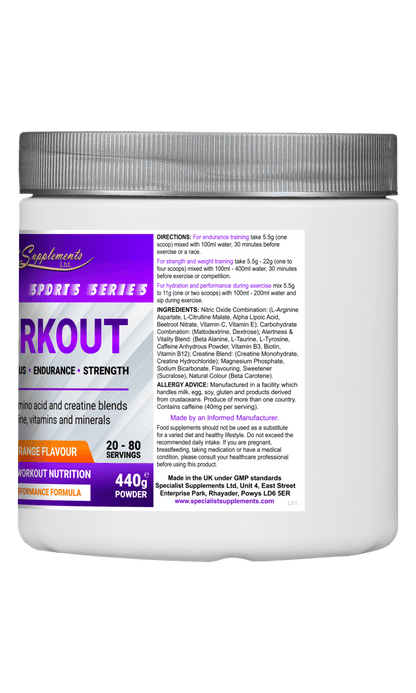 WORKOUT (Orange flavour)
